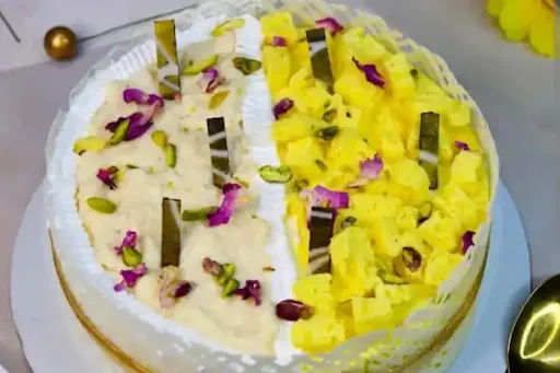 Eggless Rabdi Rasmalai Fusion Cake [500 Grams]