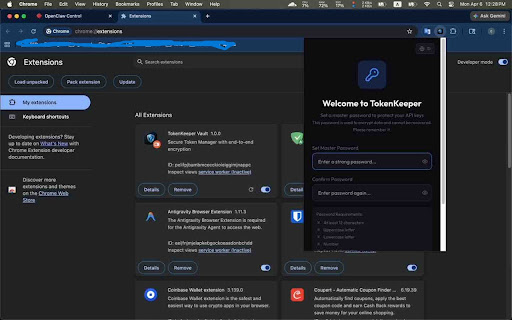 TokenKeeper Vault screenshot 1