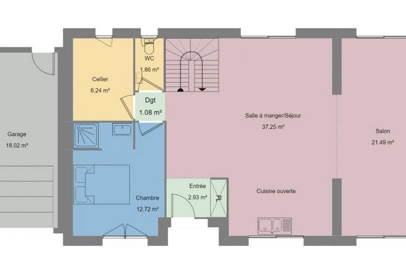  Vente Terrain + Maison - Terrain : 785m² - Maison : 142m² à Palau-del-Vidre (66690) 