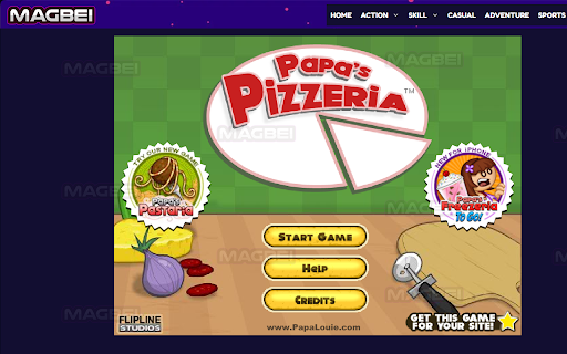 Papa's Pizzeria Unblocked Game - Launcher