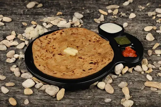 Gobi Paratha With Sweet Lassi