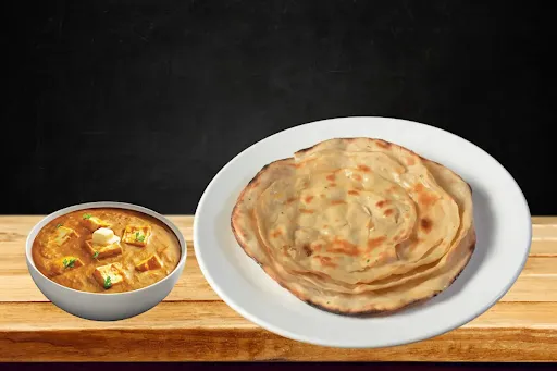 Paneer Lababdar Paratha With 2 Laccha Paratha Tawa Mini Meal