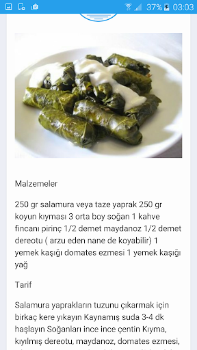 Binlerce Yemek Tarifi Türkçe