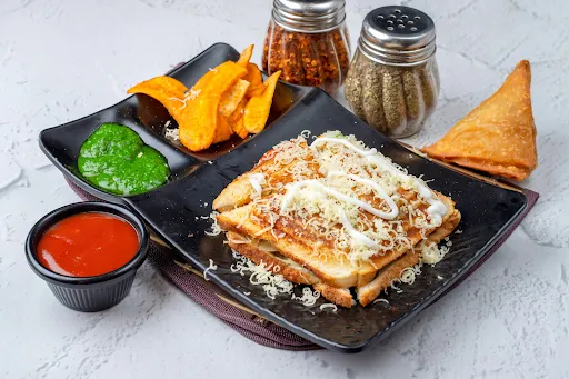 Samosa Veg Cheese Toast