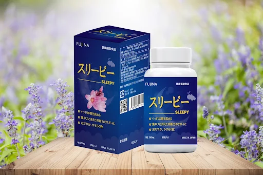 Viên ngủ ngon Sleepy Nhật Bản FUJINA 80 viên/lọ HSD 25.09.2026