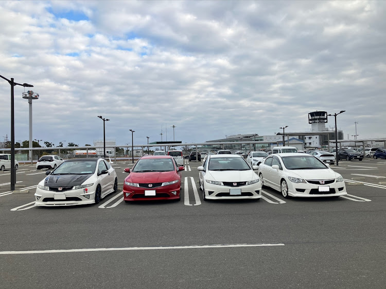 シビックタイプRユーロのオフ会・佐賀空港・おはあり・FD2シビックタイプRに関するカスタム事例の投稿画像1枚目