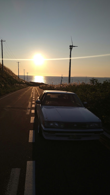 マークIIの海と愛車に関するカスタム事例の投稿画像1枚目