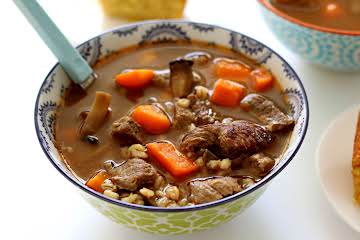 Instant Pot Beef and Barley Soup - 365 Days of Slow Cooking and Pressure Cooking