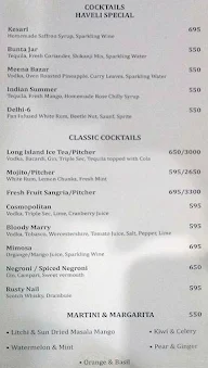 Lakhori, Haveli Dharampura menu 1