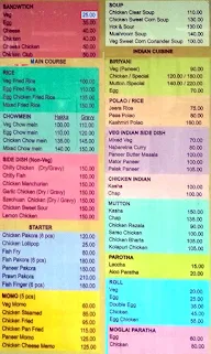 Yummy Yummy menu 1