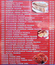 Shree Sawariya Frankie menu 1