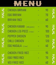 Karnataka Biriyani Paradise menu 1