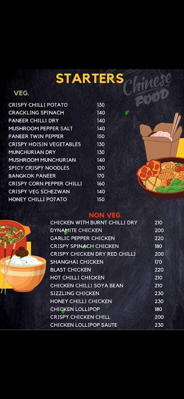 Nosher's menu 