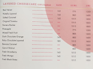 Love & Cheesecake menu 5