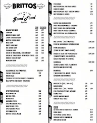 Brittos menu 1