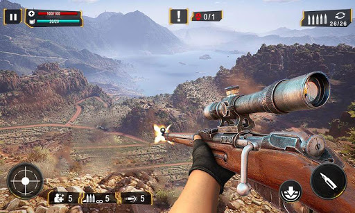 Mountain Sniper  Killer Gun FPS Shooting Game 3D
