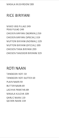 India Grillz Multi Cuisine  Restaurant menu 5