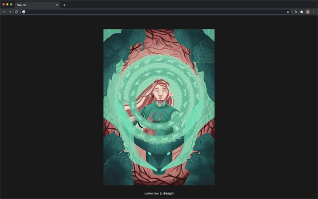 Critical Role Fan Art: New Tab chrome extension