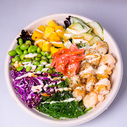 Garlic Shrimp Poke Bowl