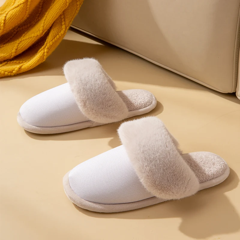 Removable Cotton Lovely Slippers In Winter. Experience warmth and comfort at home with these easy-to-clean and maintain 