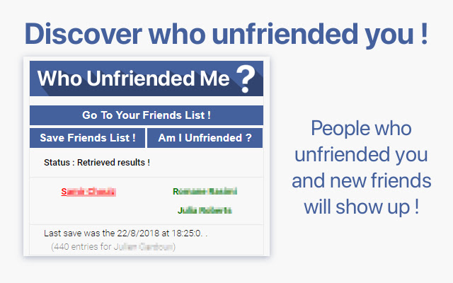 Who Unfriended Me ?