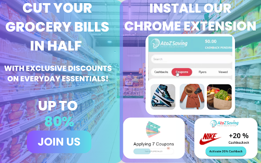 AtoZ Saving: The Ultimate Cash Back Companion screenshot 4