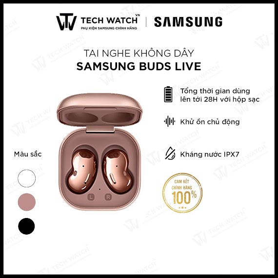 [ Bảo Hành 12T ] Tai Nghe Samsung Galaxy Buds Live - Techwatchvn