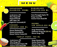 Absolute Sugarcane menu 1