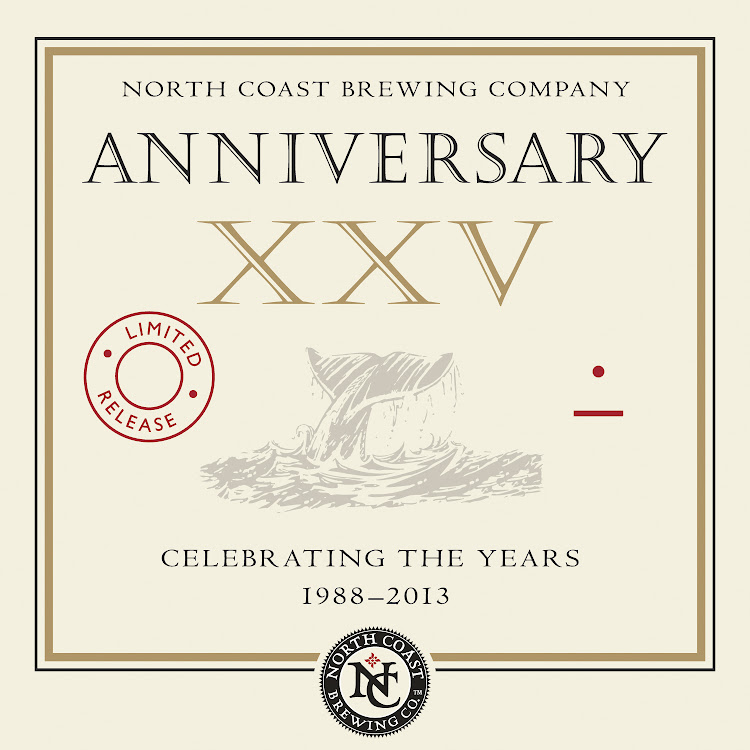 Logo of North Coast Twenty-Fifth Xxv Anniversary Ale