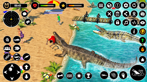 Screenshot Animal Crocodile Attack Sim