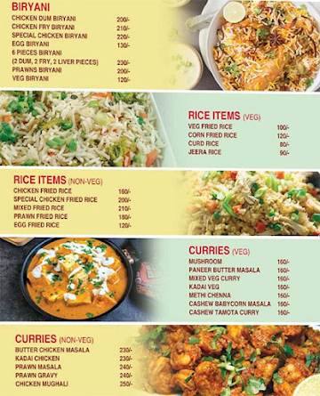 Sree Avighna Restaurant menu 