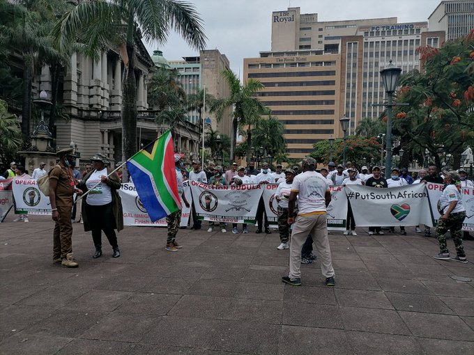 Operation Dudula marchers in KwaZulu-Natal will on Sunday deliver a memorandum to Home Affairs officials and to police.