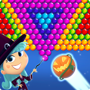 Bubble Shooter Halloween Witch  Icon