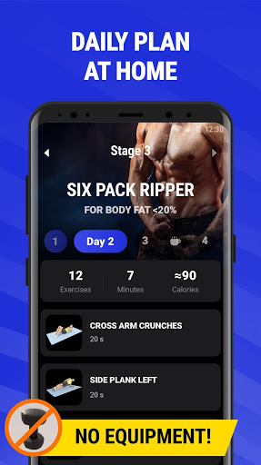 Screenshot Six Pack Abs Workout