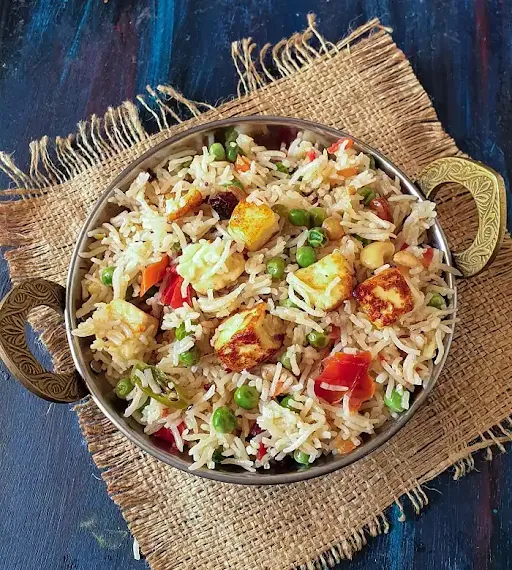 Paneer, Peas And Aloo Pulao