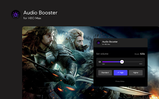 Audio Booster for HBO Max