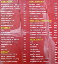 Road Side Dhaba menu 2