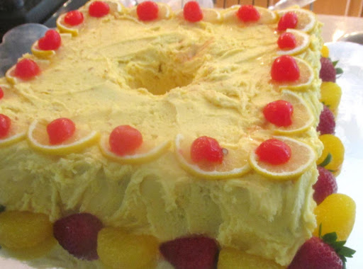 LEMON FROSTED PUDDING POUND CAKE