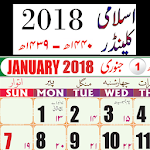 Cover Image of ダウンロード Calendar 2018-Hijri Islamic Calendar-Urdu Calendar 3.1 APK