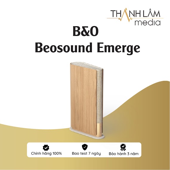 Loa B&O Beosound Emerge - Hàng Chính Hãng | Loa Bluetooth Nhỏ Gọn Công Suất Lớn