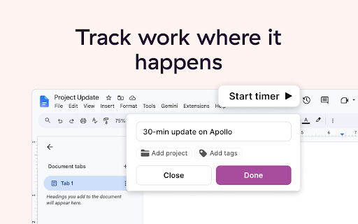 Toggl 2.0 screenshot 2