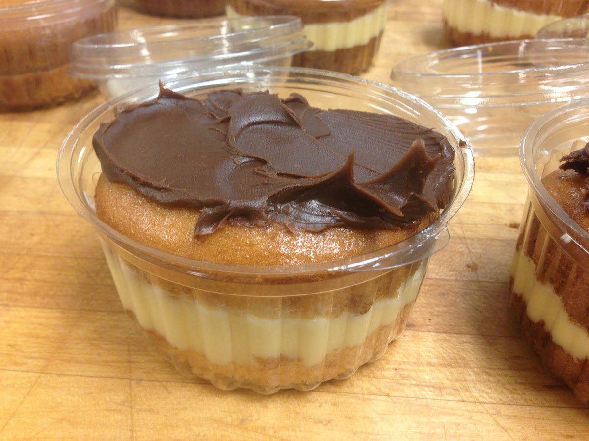 Boston Cream Cupcake