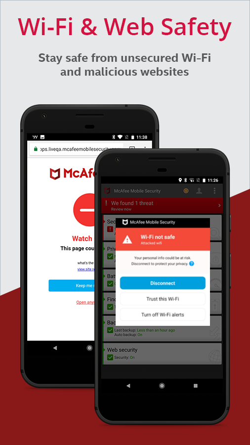 Mcafee mobile security free