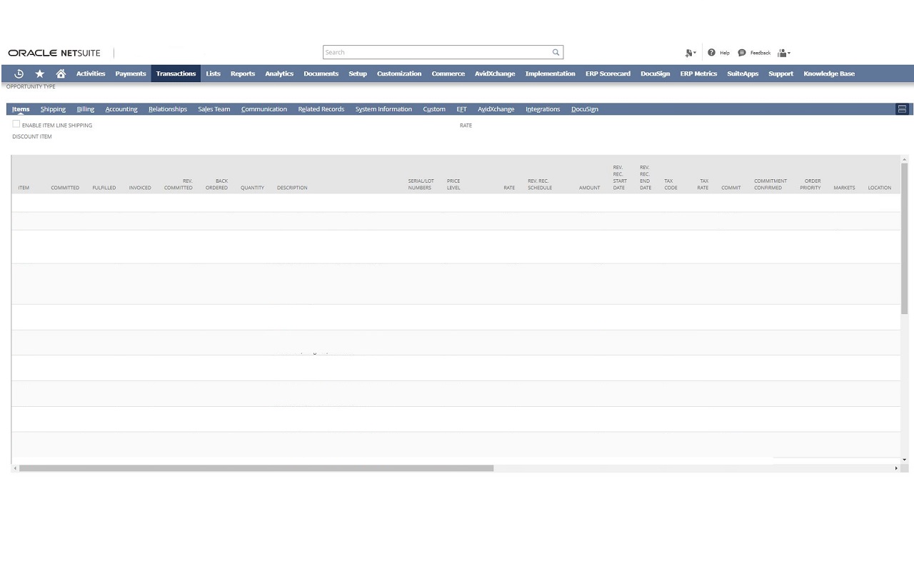 NetSuite Fixed Sublist Headers Preview image 0