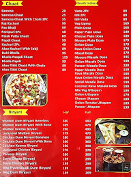 CDB - Chaat,Dosa,Biryani menu 3