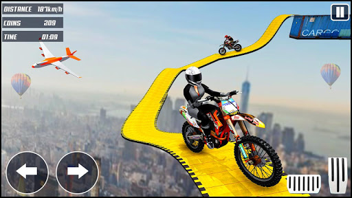 Screenshot Moto Racing: Stunt Race Games