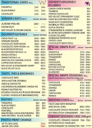 Baker's Basket menu 2