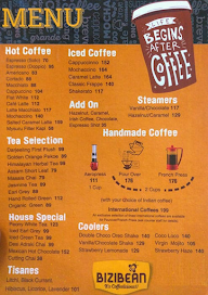 Bizibean menu 6