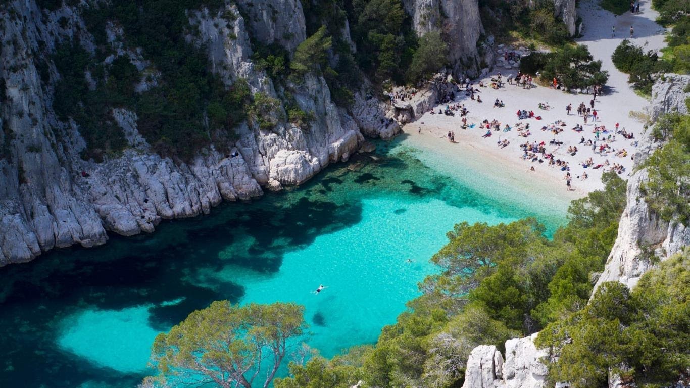 Каланки (Massif des Calanques) , каланки Марселя - calanques en vau