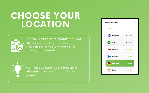 SafeBit VPN — Free & Secure VPN Proxy for Chrome screenshot 4